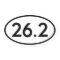 26.2 Oval Sticker