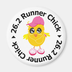 26.2 Runner Chick Magnet