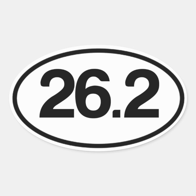 26.2 Sticker (Sticker Marathon Complet) (Devant)