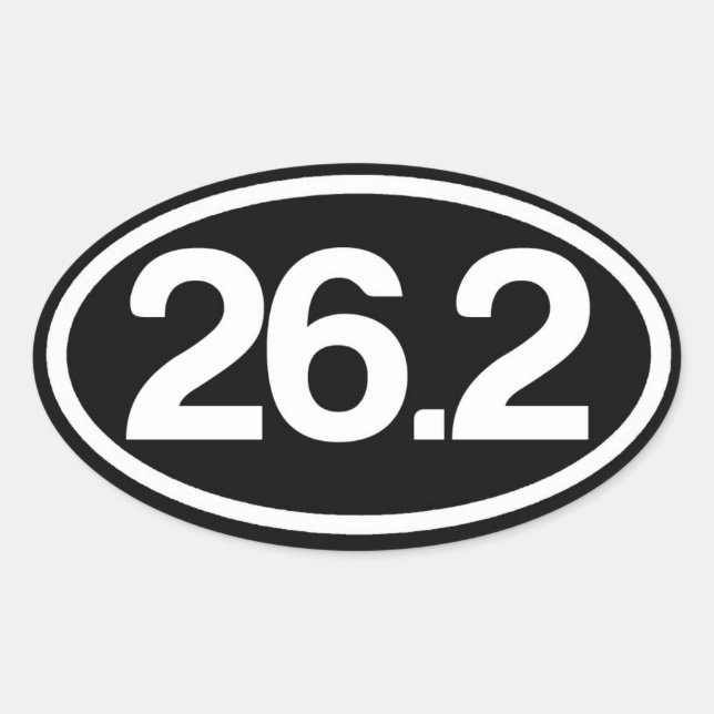 26.2 Sticker (Sticker Marathon Complet) (Devant)