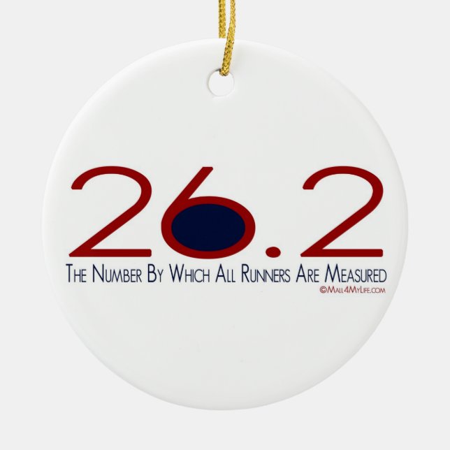 26.2 The Number Ceramic Ornament (Front)