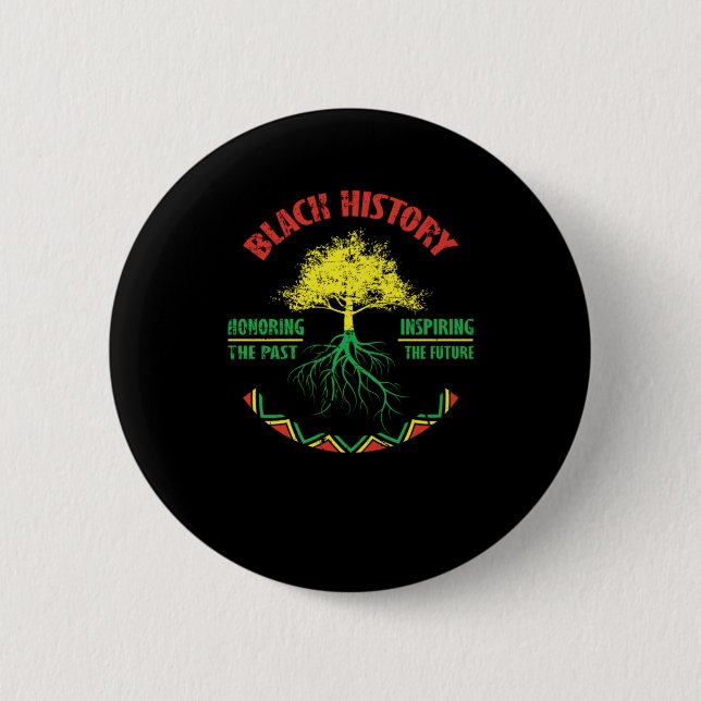 26 Black History Month African Pride Apparel Gift 2 Inch Round Button (Front)