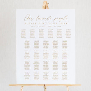 26 Tables Our Favorite People Seating Chart