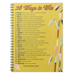 26 Voies Inspirationnelles Journal - Mustard