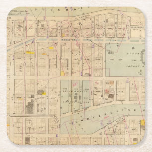 26 Ward 12 Square Paper Coaster