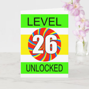 26th Birthday Computer Gamer Card