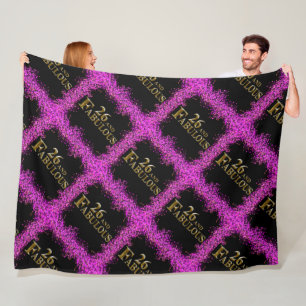 26th  Birthday  Fleece Blanket