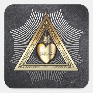 26th Degree: Friend and Brother Eternal Square Sticker