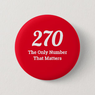 270 The Only Number that Matters in 2020 2 Inch Round Button