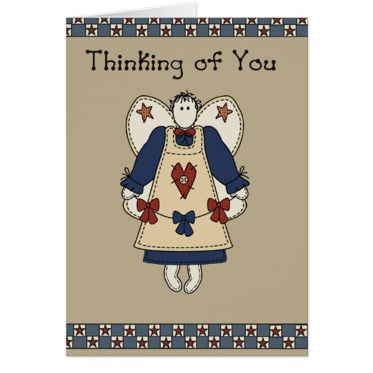 2765 Country Star Angel Thinking of You Card
