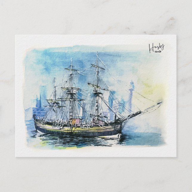 27 : HMS Endeavor Postcard (Front)