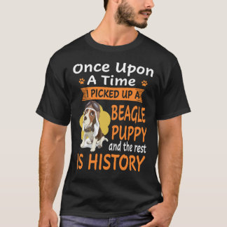 27 One Upon A Time  Beagle Puppy T-Shirt