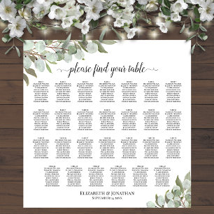 27 Tableau Eucalyptus Feuille Mariage Siège graphi