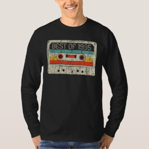 27th Birthday Best Of 1995 Cassette Tape 27 Years T-Shirt