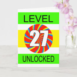 27th Birthday Computer Gamer Card