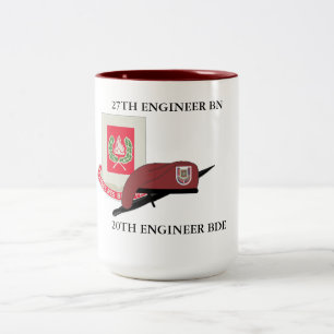 27TH ENGINEER BATTALION 20TH ENGINEER BRIGADE Two-Tone COFFEE MUG