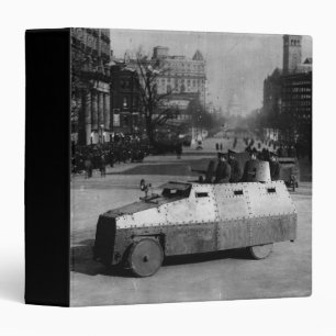 27th March 1917:  The armoured vehicle squadron Binder