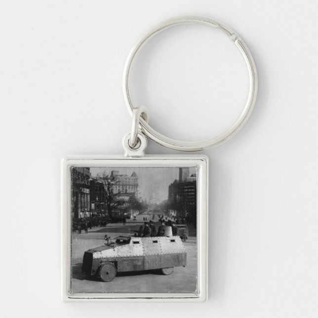 27th March 1917:  The armoured vehicle squadron Keychain (Front)