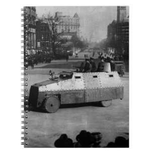 27th March 1917: The armoured vehicle squadron Notebook