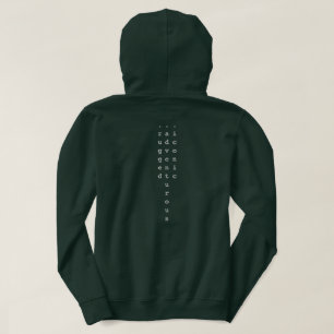 .2838 Sweat - shirt à capuche vert d'exploration