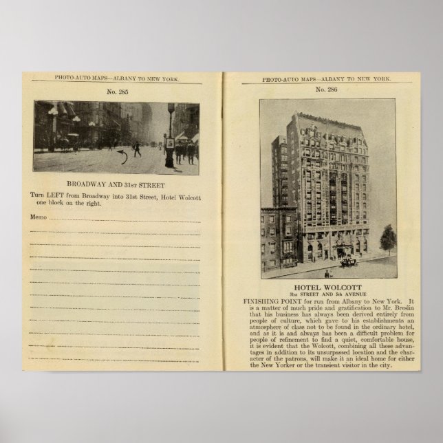 28586 Broadway & 31st St Hotel Wolcott Poster (Front)