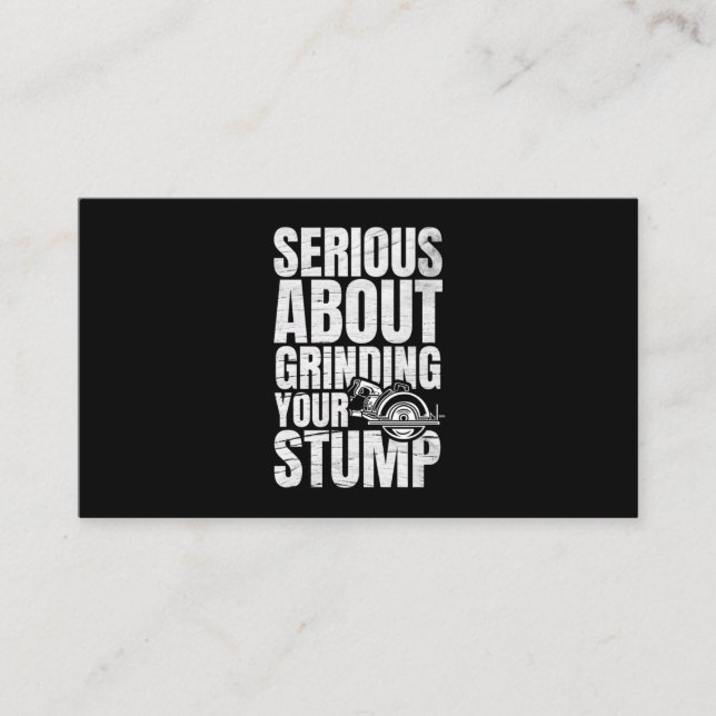 28.Arborist for a Tree trimmer Business Card (Front)