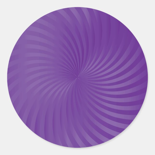 28 Colour Choices Swirls Classic Round Sticker (Front)