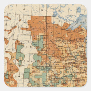 28 Increase 1890 to 1900 Square Sticker