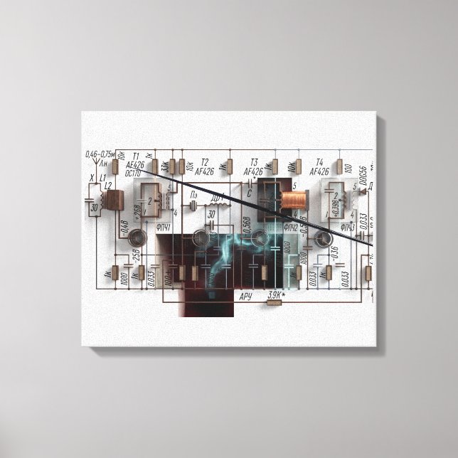 28 MHz Canvas Print (Front)