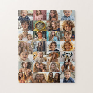 28 Photo Collage All Over Jigsaw Puzzle
