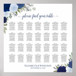 28 Tableau Boho bleu Mariage floral