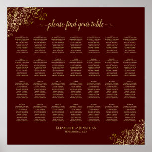 28 Tableau Mariage Places de siège Auburn & Lacy G