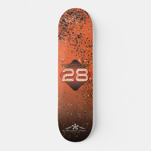 28 Twenty-Eight Skateboard (Front)