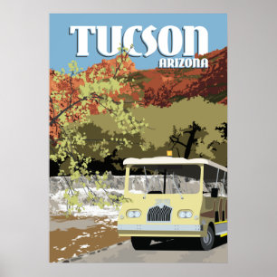 28"x20" Sabino Canyon - Tucson, Arizona Poster