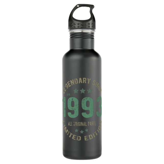 28 Year Old Bday 1993 Legend Since 28th Birthday 710 Ml Water Bottle (Front)