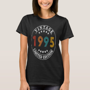 28 Year Old Retro Vintage 1995 28th Birthday T-Shirt