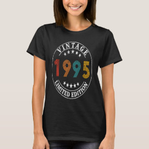 28 Year Old Retro Vintage 1995 28th Birthday T-Shirt