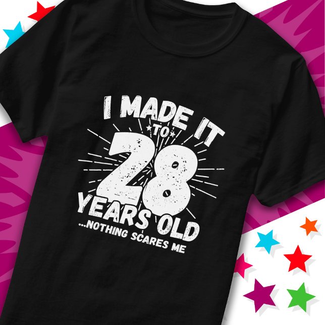 28 Year Old Sarcastic Meme Funny 28th Birthday T-Shirt (Creator Uploaded)