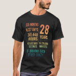 28 Years Married Funny 28th Wedding Anniversary T-Shirt<br><div class="desc">28 Years Married Funny 28th Wedding Anniversary</div>