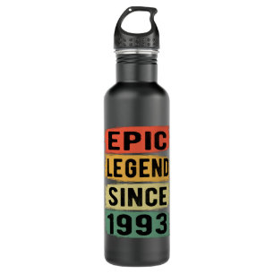 28 Years Old Bday 1993 Epic Legend 28th Birthday 710 Ml Water Bottle