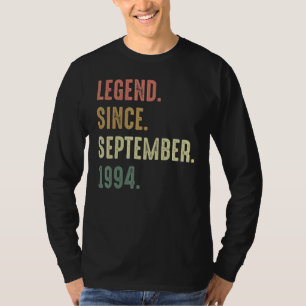 28 Years Old   Legend Since September 1994 28th Bi T-Shirt