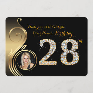 28ème, Invitation Anniversaire, Numéro Diamant, Ph