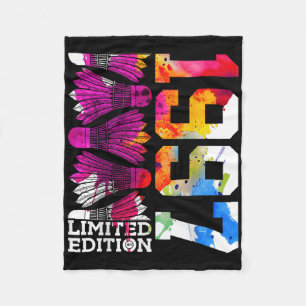 28th Birthday Badminton Limited Edition 1997  Fleece Blanket