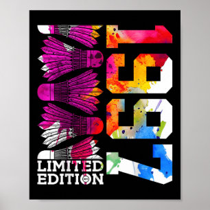 28th Birthday Badminton Limited Edition 1997  Poster