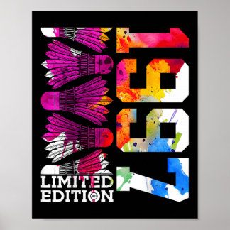 28th Birthday Badminton Limited Edition 1997  Poster