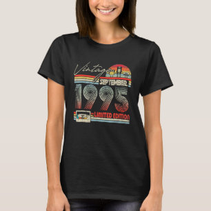 28th Birthday September 1995 Vintage Cassette T-Shirt