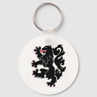 28th inf black lions keychain