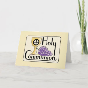 2917 Grapes and Cup Communion Card