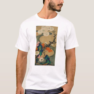 29. 菊花流水図, 若冲 Chrysanthemum & Stream, Jakuchū T-Shirt