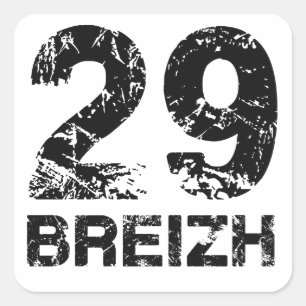29 Breizh Square Sticker